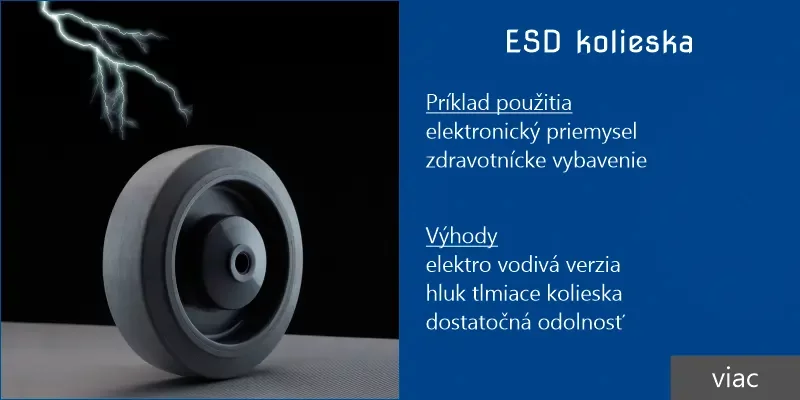 ESD kolieska