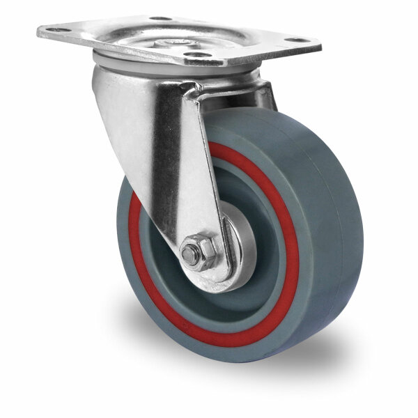 swivel castor ø 100 mm series T6P2 roller bearing