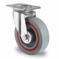 swivel castor ø 125 mm series T6P2 roller bearing