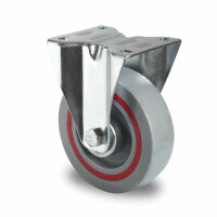 fixed castor ø 125 mm series T6P2 roller bearing
