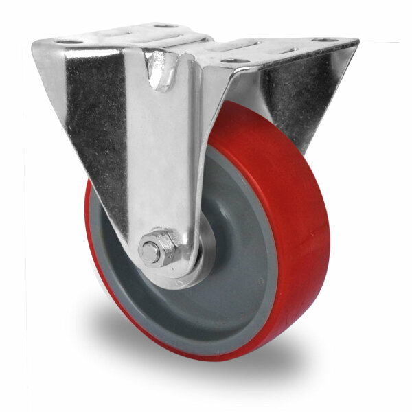 fixed castor ø 100 mm series N2U6 roller bearing