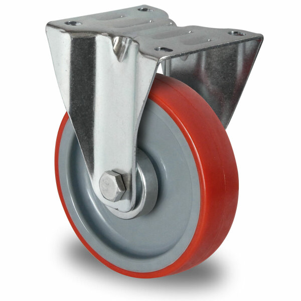 fixed castor ø 125 mm series N2U6 roller bearing