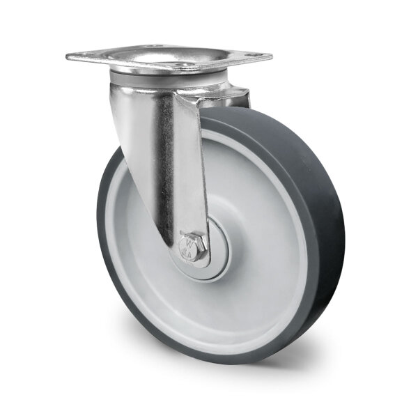 roulette pivotante ø 200 mm série P2V2 double roulement à billes