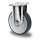 Bockrolle ø 100 mm Serie P2T2 Gleitlager Edelstahl