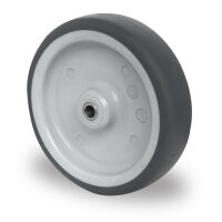 roue ø 100 mm série P2T2 moyeu lisse inox