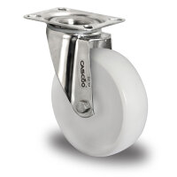 zwenkwiel ø 100 mm serie N0N0 glijlager RVS