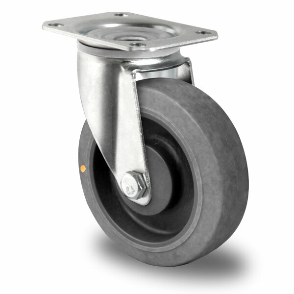 swivel castor ø 125 mm series P2D2 (ESD) ball bearing