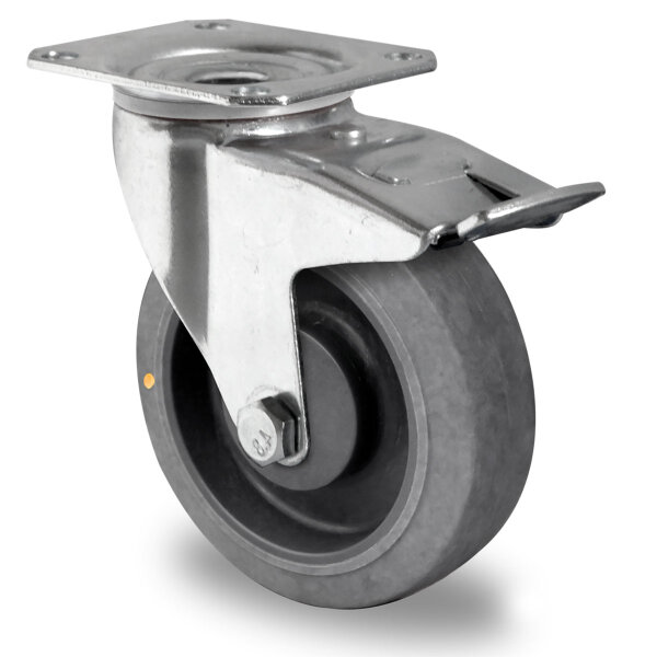 oto?né koliesko s celkovou brzdou ø 125 mm séria P2D2 (antistati?na) gu?ô?kové ložisko