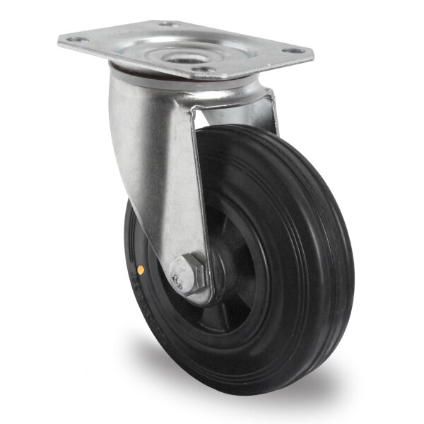 zwenkwiel ø 100 mm serie P4S4 (antistatisch) rollager