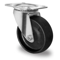 fixed castor ø 100 mm series P2W2 plain bearing