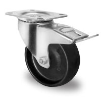 swivel castor ø 100 mm series C4C4 plain bearing