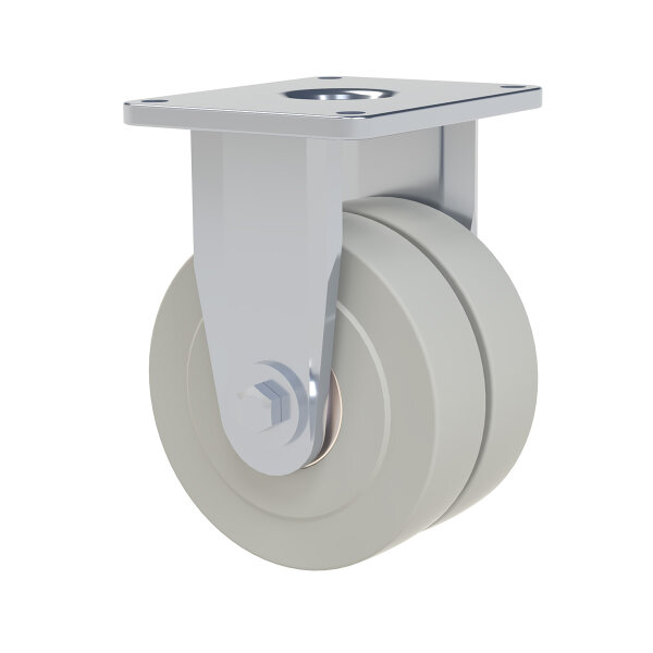 swivel castor ø 250 mm series OXOX TWIN SHD plain bearing